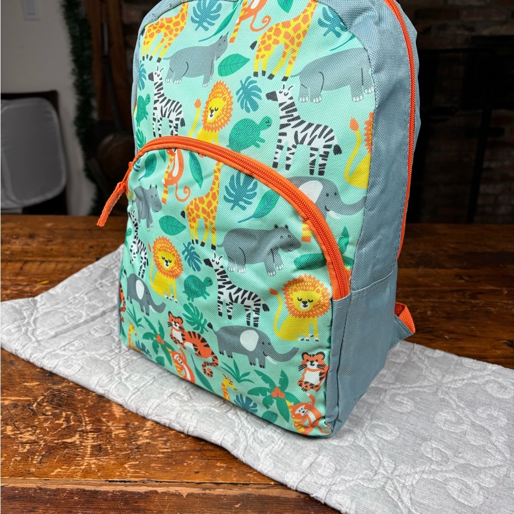 Colorful Animal Kids Print Backpack